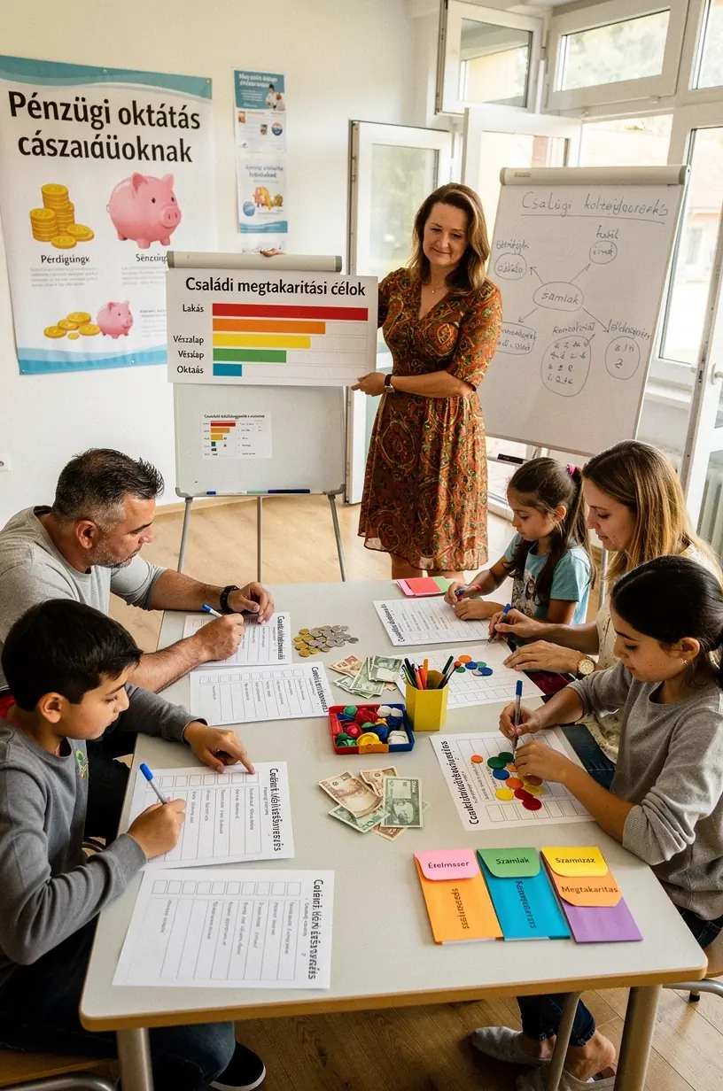 Egy szakértő magyarázza a személyes pénzügyek alapjait egy oktató blog keretében, miközben jegyzeteket készít.