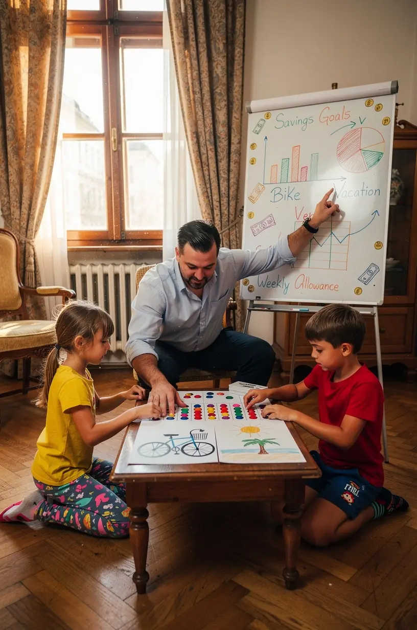 Részletes személyes pénzügyi blog oldal, amely bemutatja a költségvetés készítésének lépéseit és családi pénzügyi tippeket kínál.